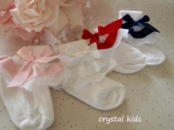 handmade frilly socks