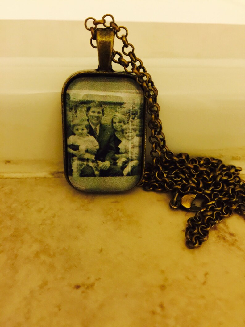 Custom Photo Pendant Necklace Etsy