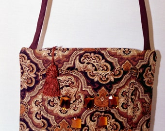 Small Shoulder Bag in a Paisley Print