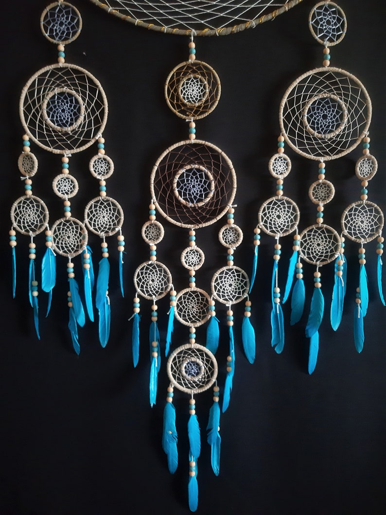 Mandala, Dreamcatcher, Dream catcher, Wall decor, home decor ideas, handmade, unique art, sacred geometry image 4