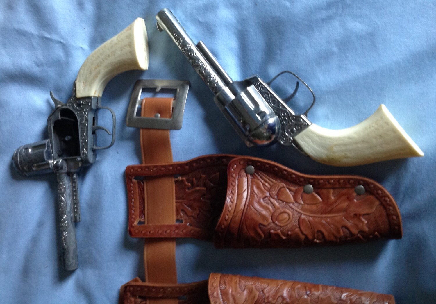 Vintage 1960s PONY BOY Cowboy Toy Cap Guns and Holsters SET Etsy