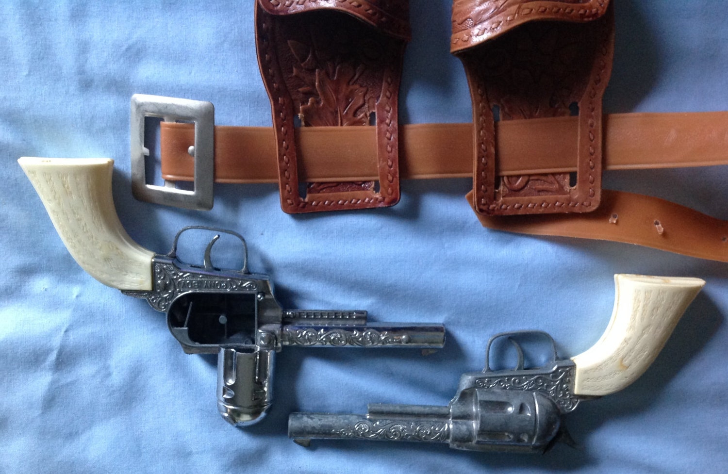 Vintage 1960s PONY BOY Cowboy Toy Cap Guns and Holsters SET Etsy