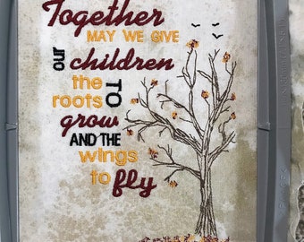 Together May We Give Our Children Design File, 5x7, Instant Download