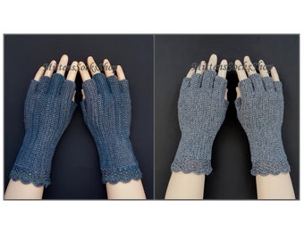 Gray Half Finger Gloves, Fingerless Gloves, Womens Finger Gloves, Girls Gloves, Wrist Warmers, Hand Warmers, Arm Warmers, Fingerless Mittens