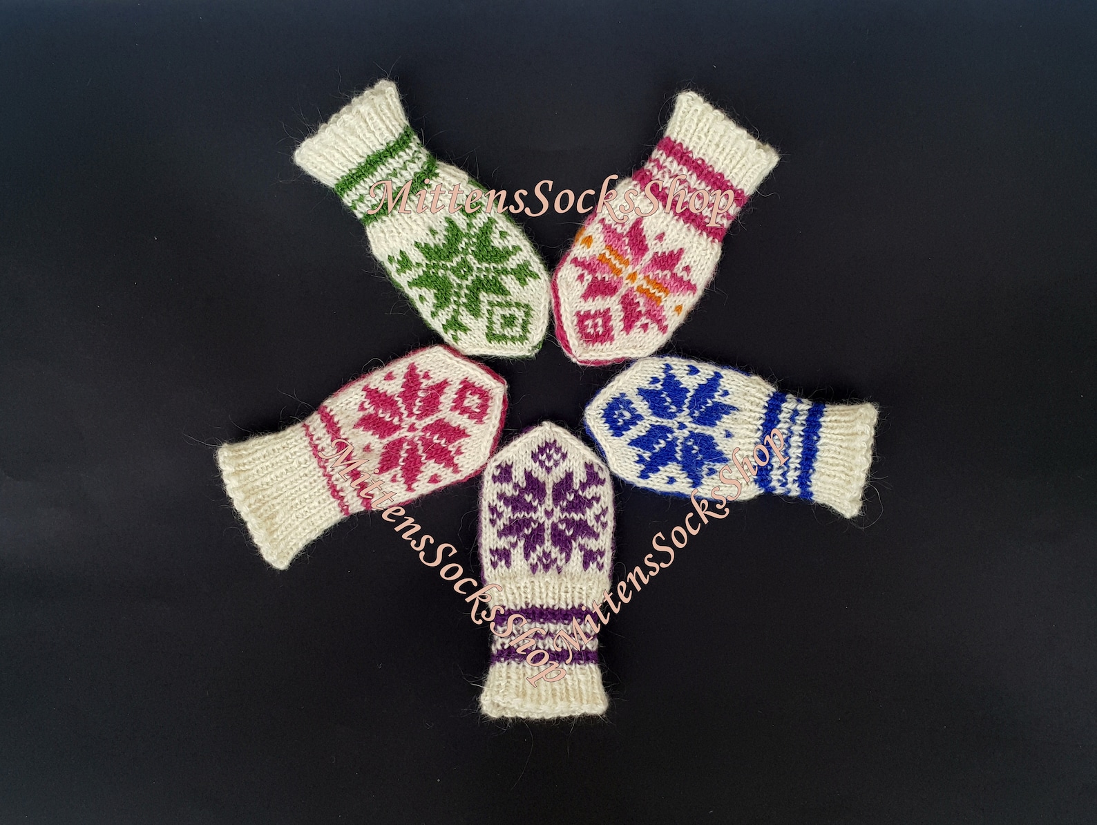 Hand Knit Baby Mittens Toddler Mittens Thumbless Mittens Etsy