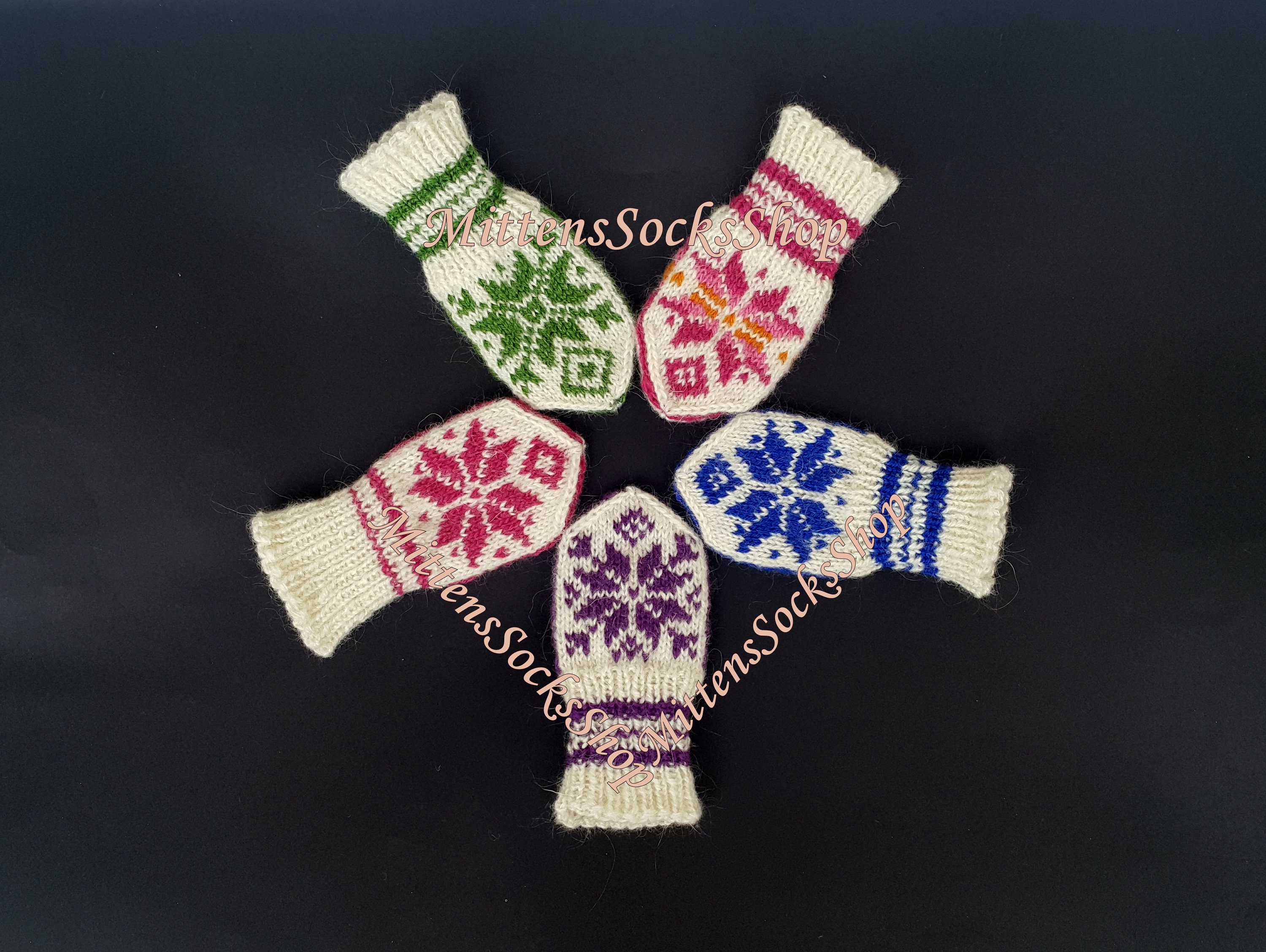 Hand Knit Baby Mittens Toddler Mittens Thumbless Mittens Etsy