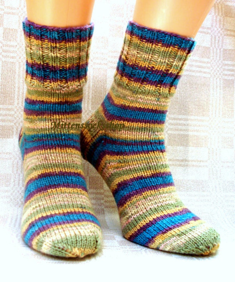 Blue Green Beige Knitted Socks Winter Socks Striped Blue Green Beige Socks Warm Socks Elegant Women/'s Socks Stylish Girl/'s Socks Mens Socks