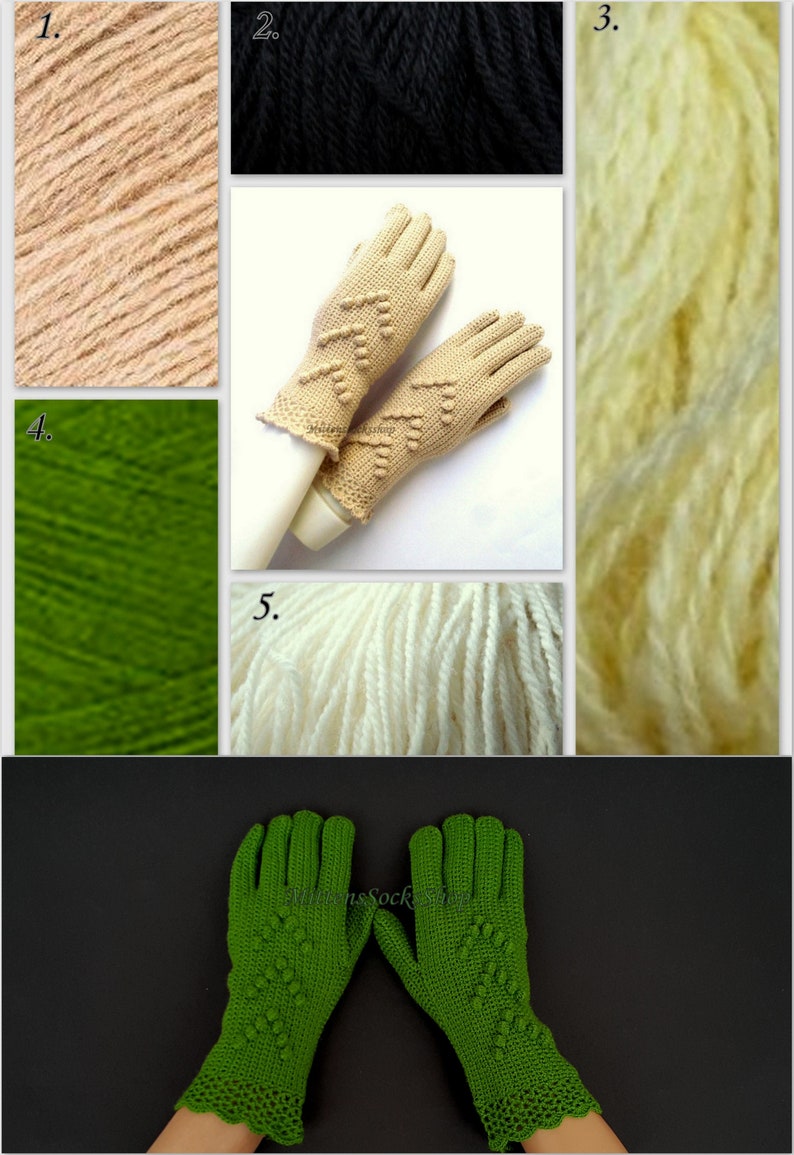 Gloves with Fingers Women's Gloves with Fingers Girl's Etsy