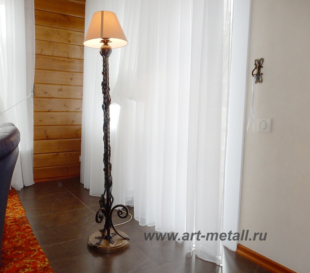 Wrought Iron Floor Lamp Torchiere Custom Vintage Light Wrought Iron Floor Lamp Torchiere, Wrought Iron Floor Lamp Rustic