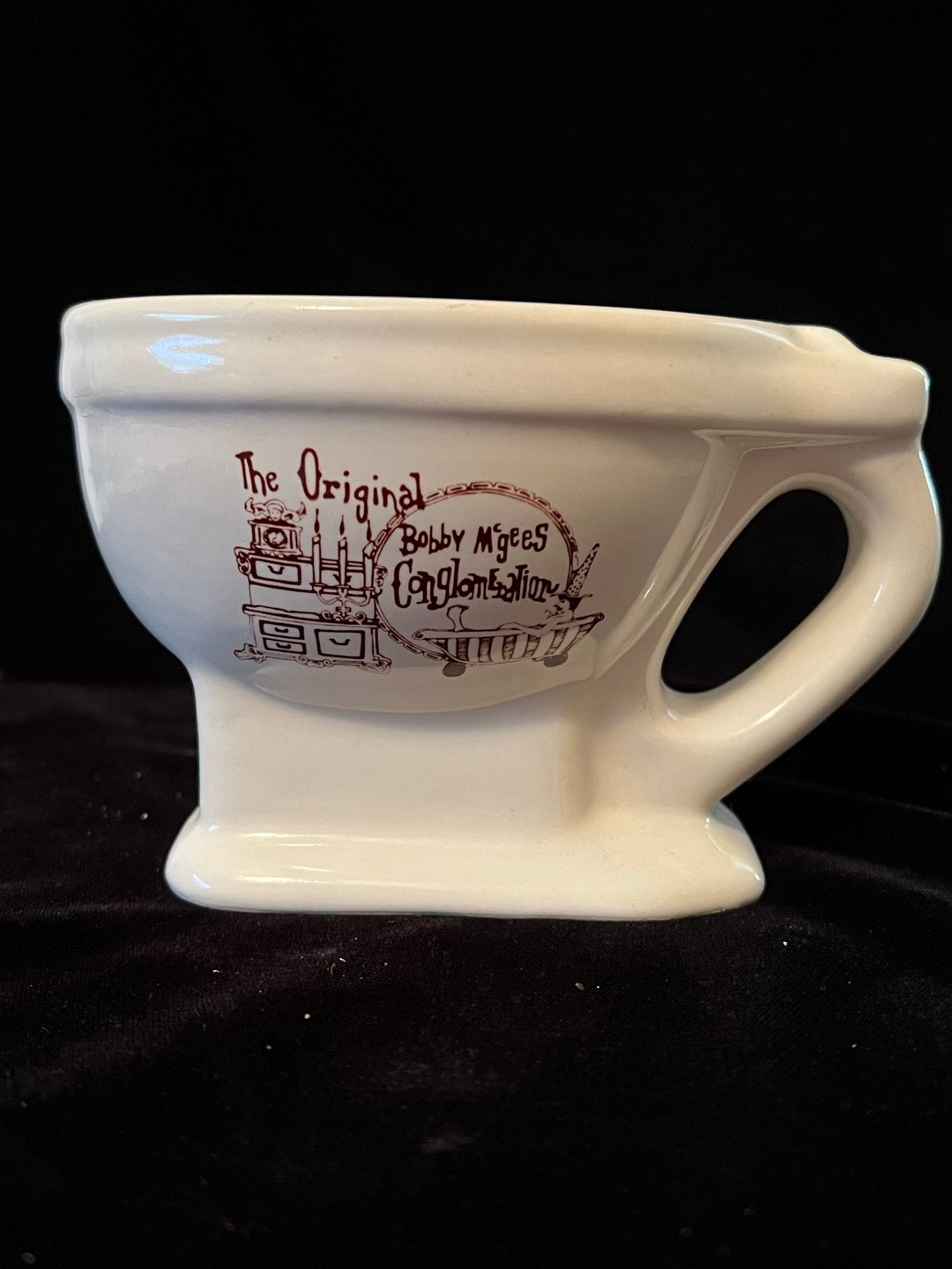Bobbie Mcgees Conglomeration Handled Toilet Bowl Mug, the Original