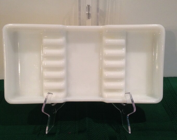 Milk Glass Dental Tool Tray Made by American Company Etsy