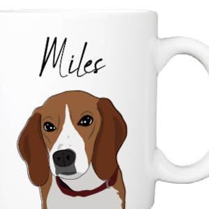 Beagle Mug | Personalized Dog Mom or Dog Dad Mug