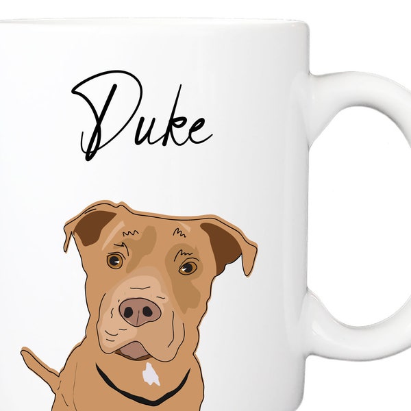 Pitbull Mug Etsy