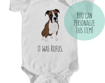 Boxer Onesie | Baby Bodysuit