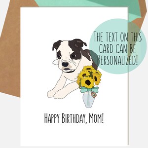 Carte De Maman De Chien Carte De Bulldog Anglais Fr A La Etsy Carte De Maman De Chien Carte De Bulldog Anglais Fr A La Etsy
