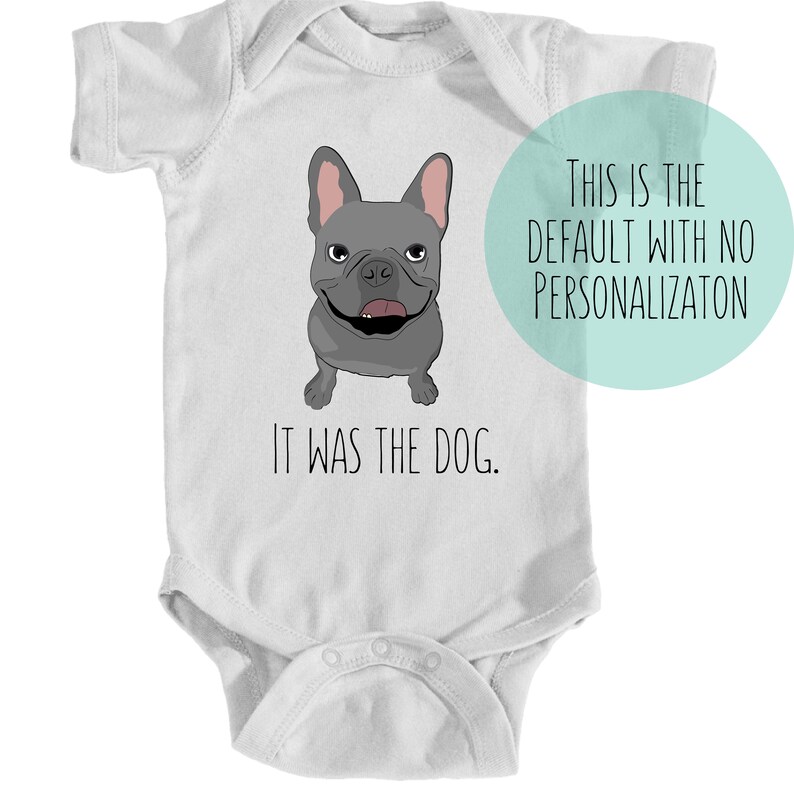 Frenchie Baby Onesie French Bulldog Baby Bodysuit Etsy