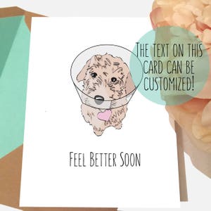 GOLDEN Doodle Get Well Cards | Feel Better Soon | Dog Love Card | Labradoodle Love | Doodle Mom Gifts | Dog Lover Gifts | Dog Lover Card