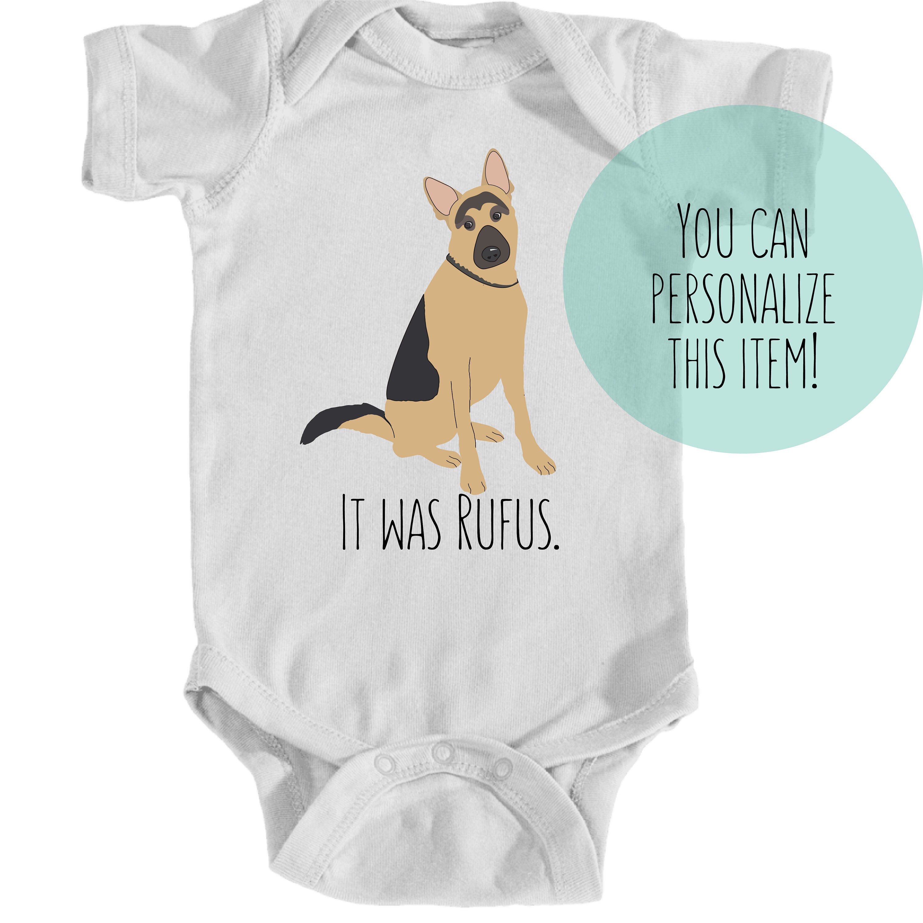 Tan German Shepherd Onesie Newborn Outfit Etsy