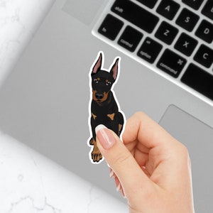 Doberman Sticker | Laptop Vinyl Decal