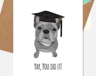 Siberian Husky Dog Graduation Card Congrats 2021 Grad | Etsy