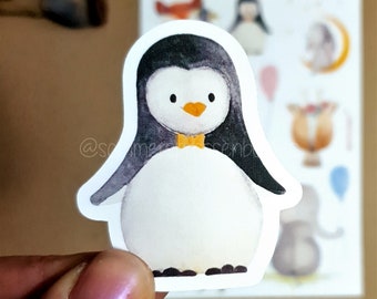 Pinguin - Aufkleber, Etikett, Sticker, 3er Set