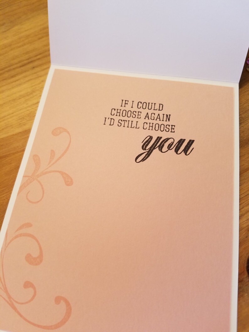 Anniversary Card Happy Anniversary Family Flourish Gift Ideas For Her and Him Love Gift Congratulations