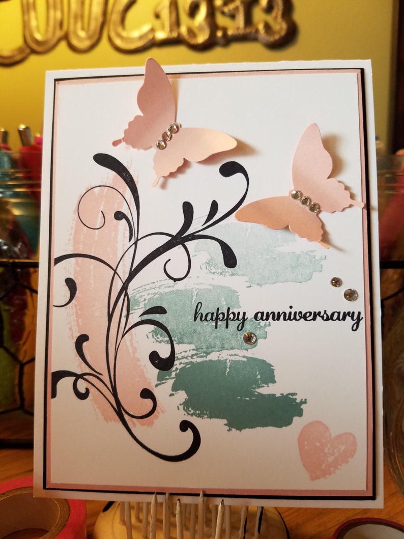 Anniversary Card Happy Anniversary Family Flourish Gift Ideas For Her and Him Love Gift Congratulations