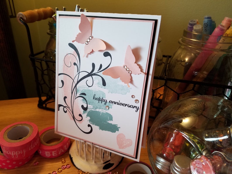 Anniversary Card Happy Anniversary Family Flourish Gift Ideas For Her and Him Love Gift Congratulations