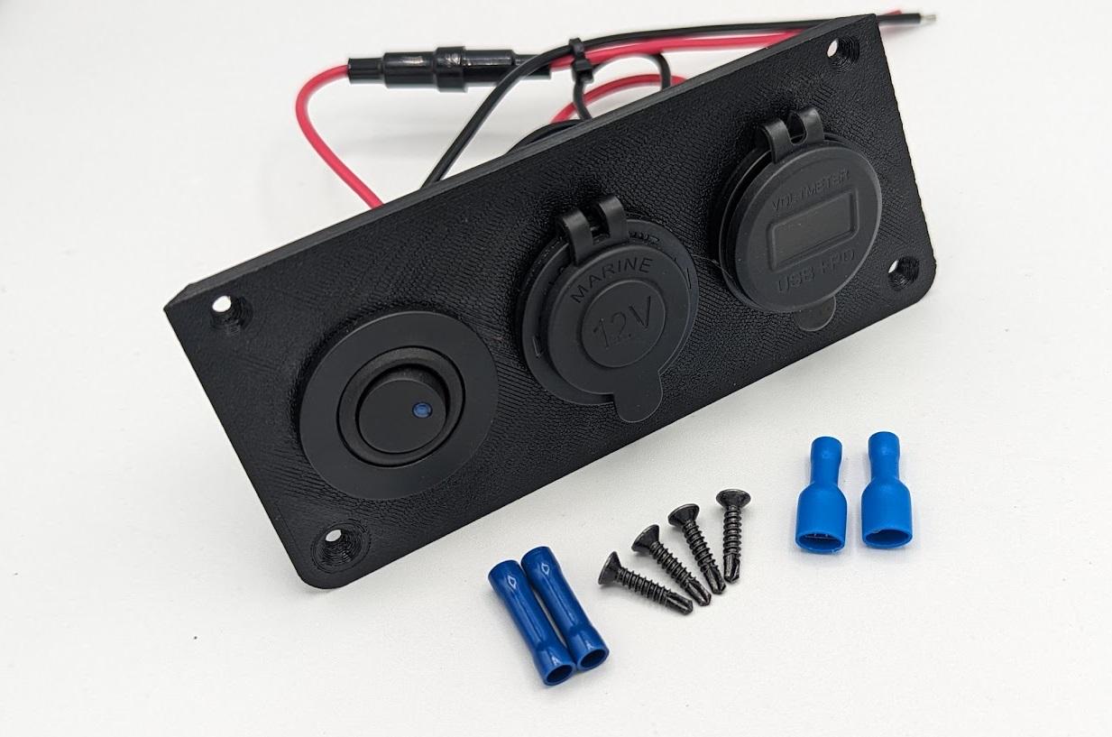 Sequoia Rear Cargo 12 Volt Accessory Panel (2008-2021) - Etsy