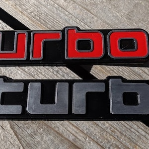 Universal Turbo Badge