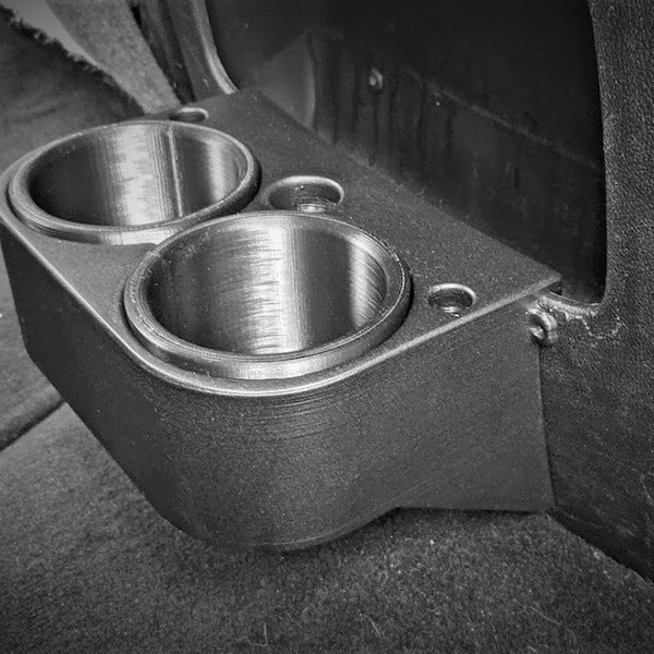 Center Cup Holder Storage Trim Chrome for 2014-2018 Chevy Silverado GMC