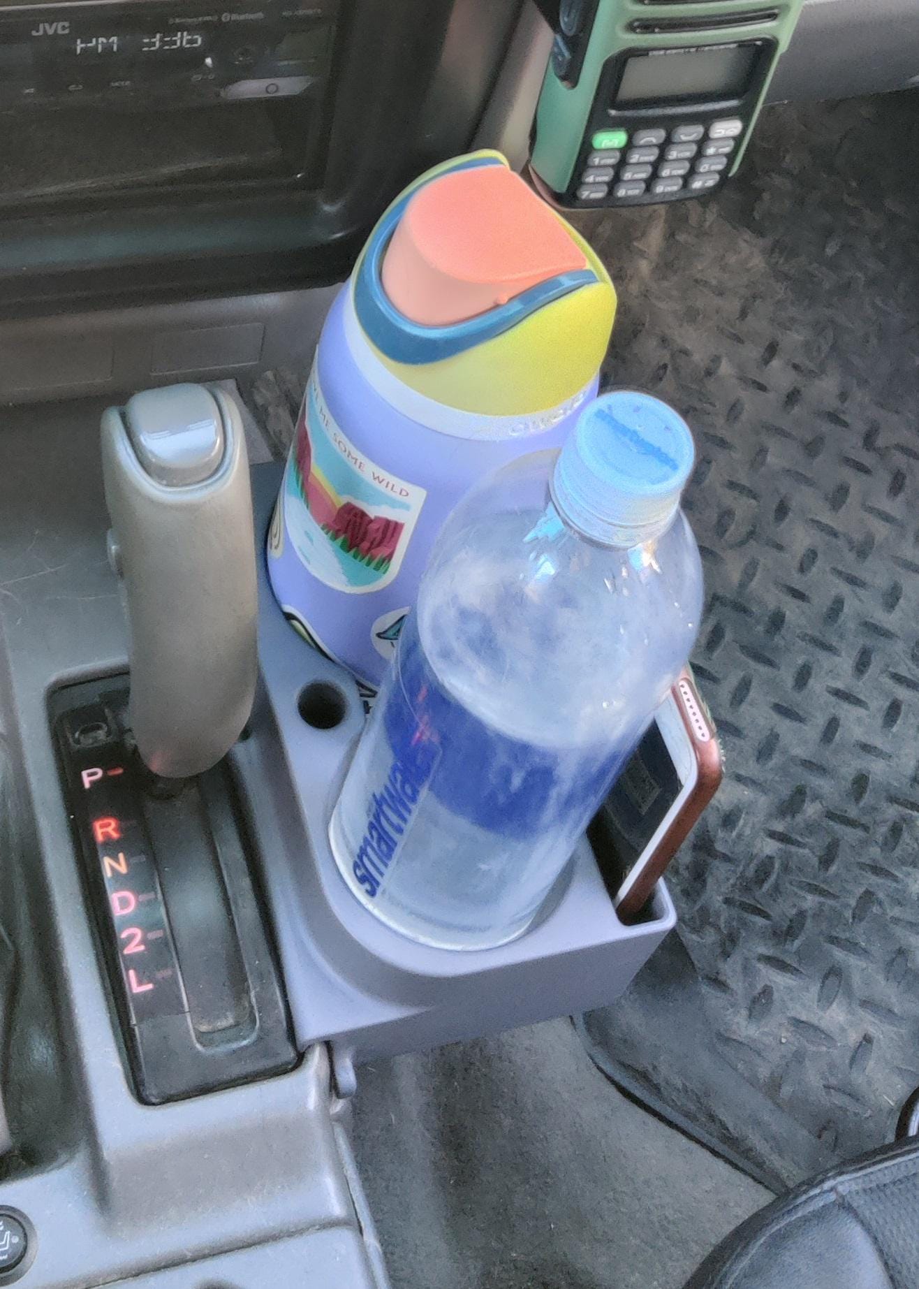 Drop-In Cup Holder For 1998–2000 Toyota Tacoma – 3D Printed, No Mods Needed, 2-Cup Center Console Insert