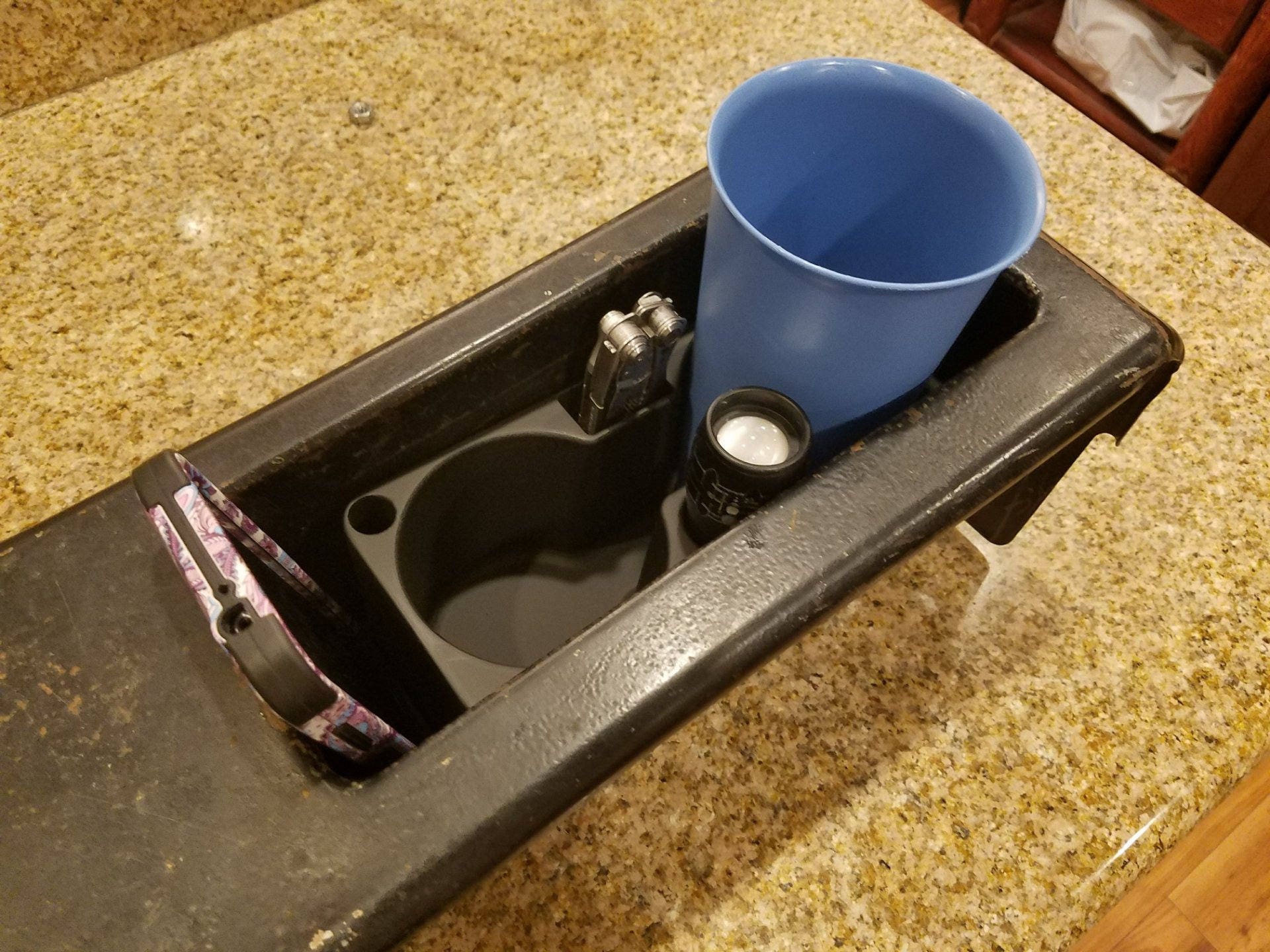 1973-1978 FJ40 Double Cup Holder (stamped metal console)