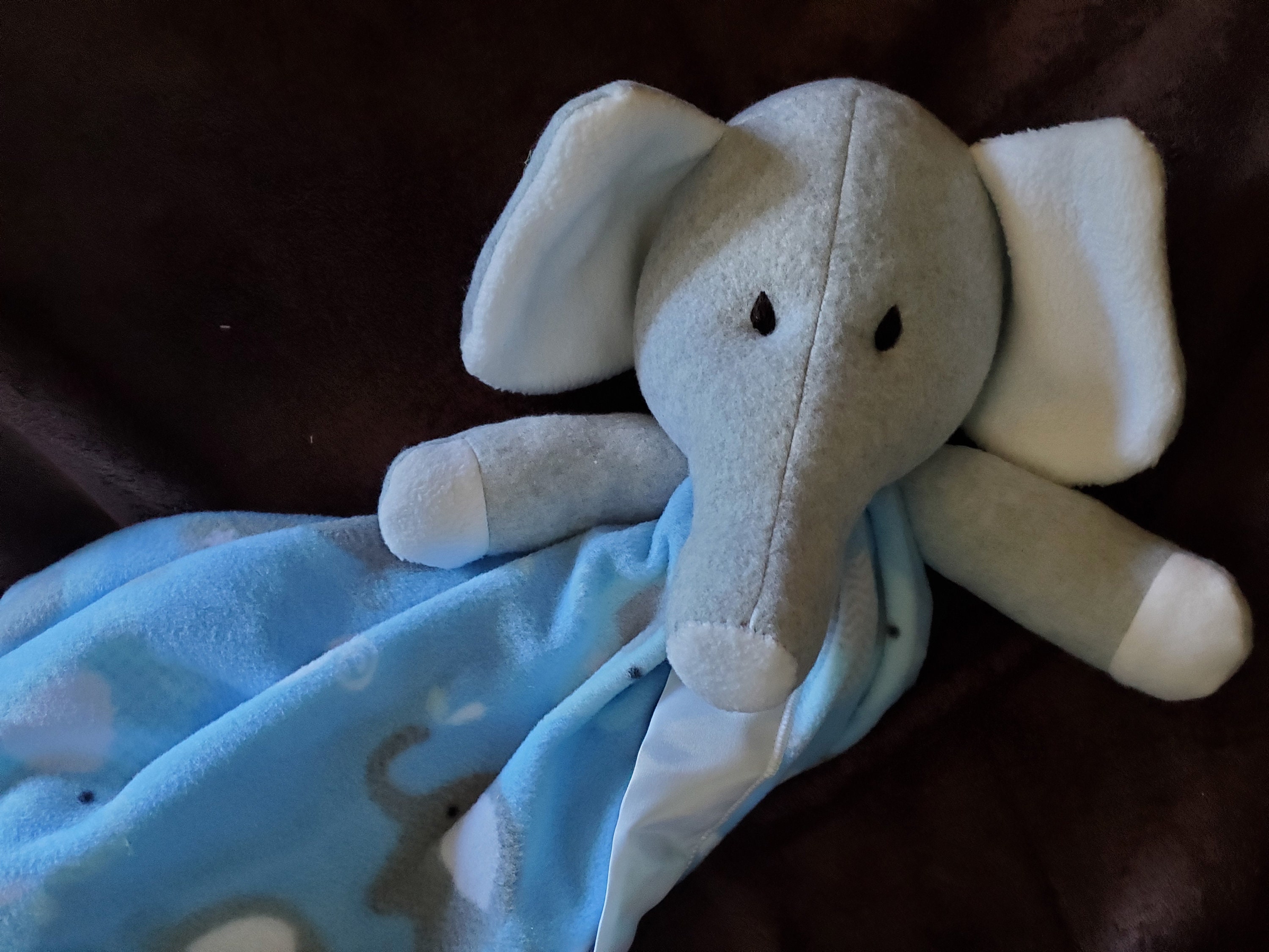 Elephant Blanket Buddy Etsy