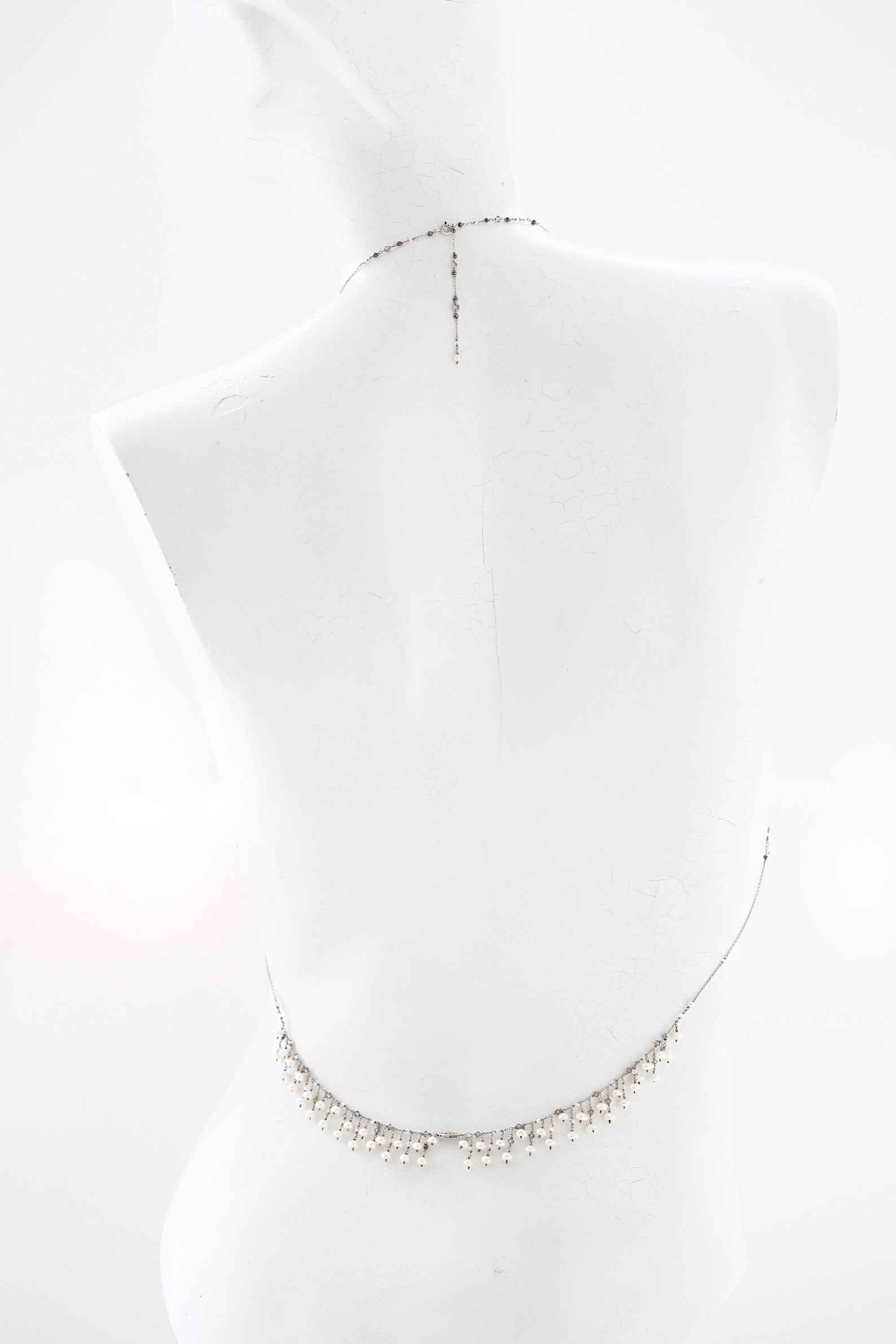 Pearl bra HIPPOLYTE hand made with pearls and sapphires Etsy