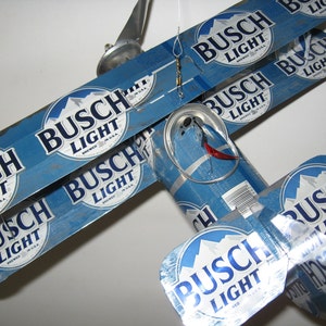 Handcrafted - Beer Can Airplane - Wind Spinner - Can Art - Sun Catcher