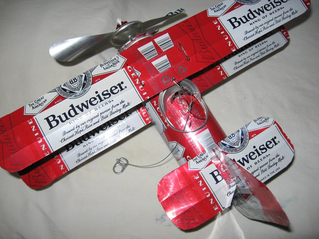 Beer Can Airplane Handcrafted wind Spinner Airplane Can Art Etsy