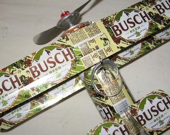 Handmade Busch Beer Can Airplane - Recycled Metal Wind Spinner