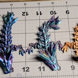 Baby Tadling Crystal Dragon,  Fidget Toy, Desk Toy, As Seen on Tik Tok, Cinderwing 3D Designs