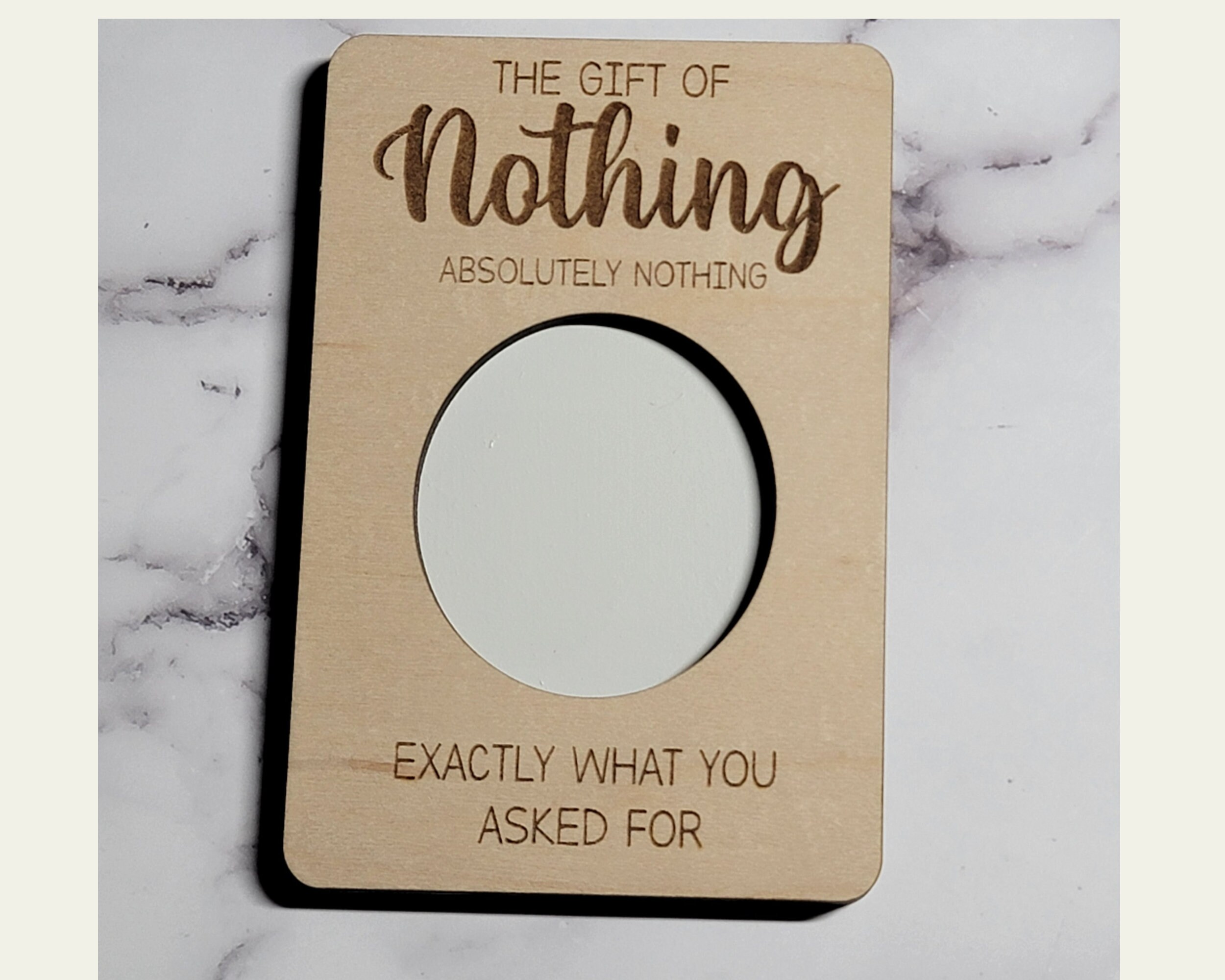 Nothing Present The Gift of Nothing, Gag Gift, Holiday Gift, Gift for Kids, Gift for ...