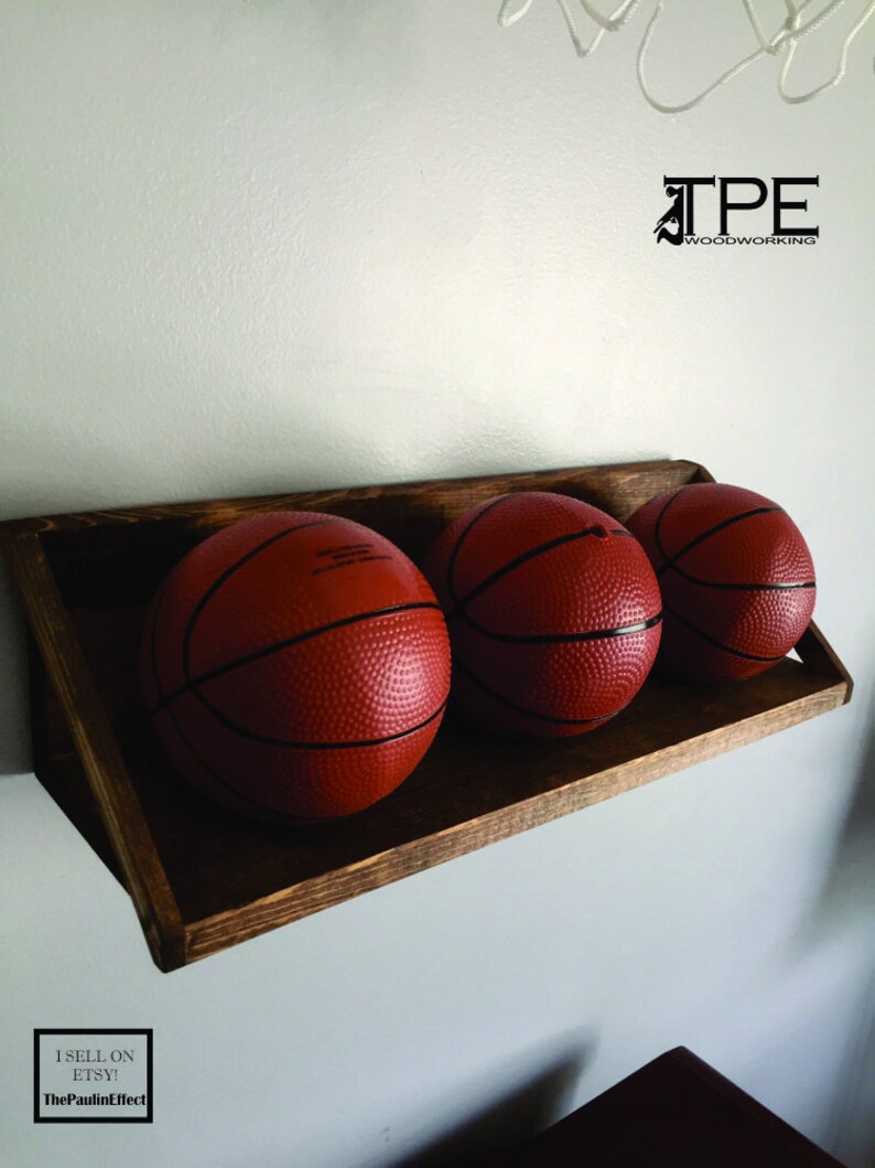 Basketball Display. Wood Basketball Display. 5 MINI Etsy
