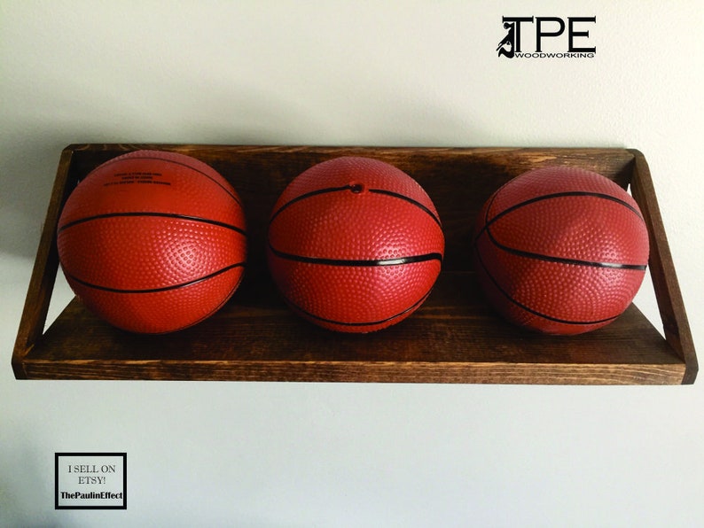 Basketball Display. Wood Basketball Display. 5 MINI Etsy