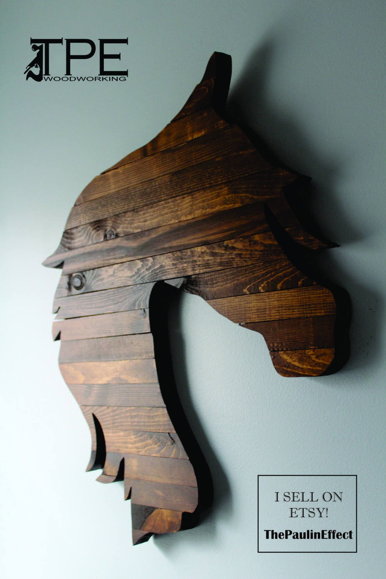 Horse Head Cutout. Horse Decor. Faux Pallet Horse Cutout. Wall Etsy