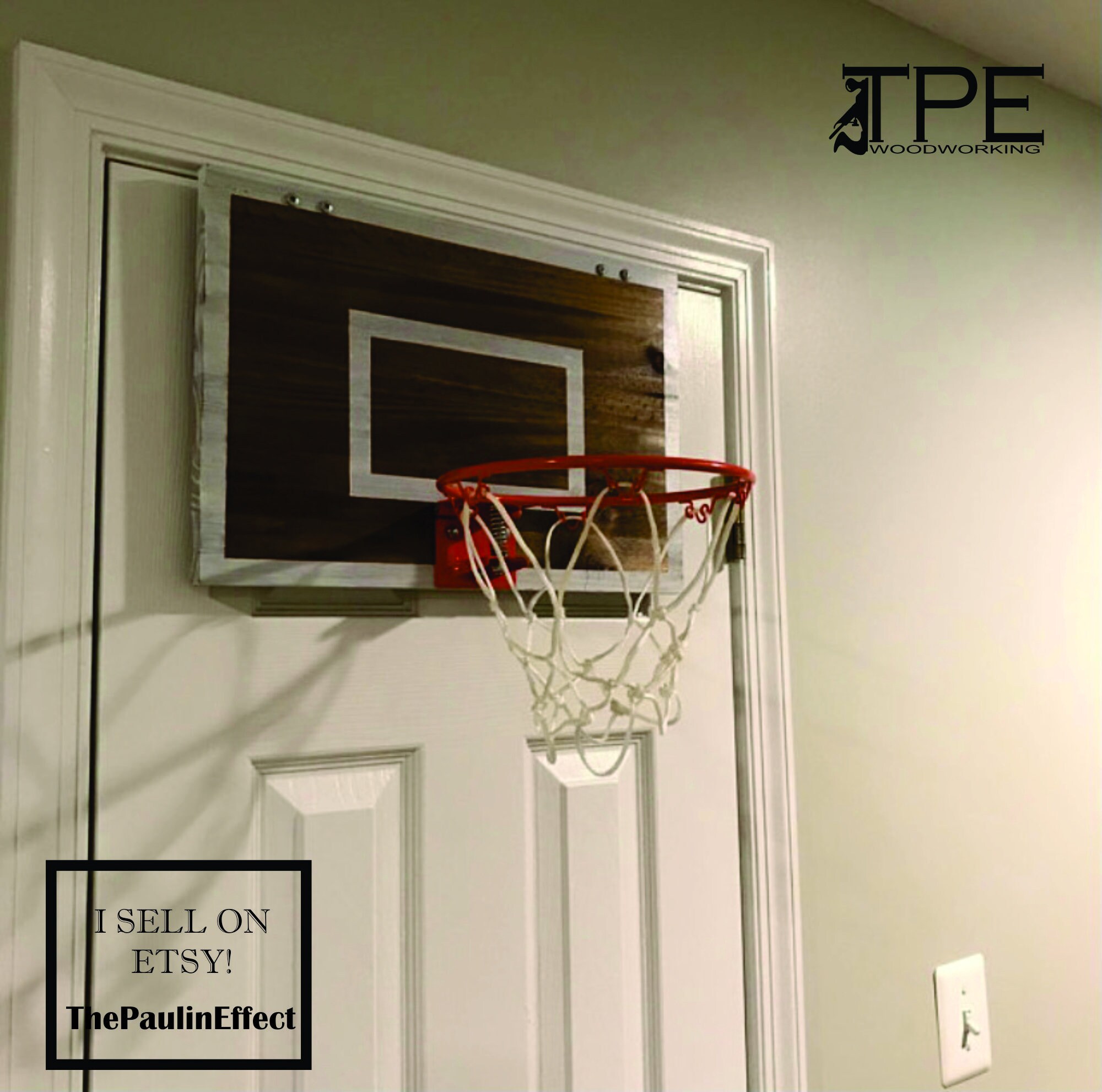 Rustic Wood Basketball Goal Wall DecorOver The For Etsy