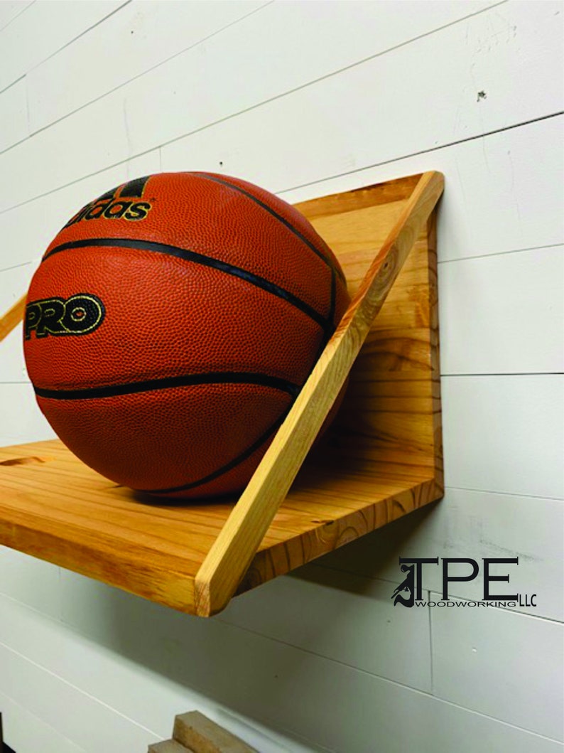 Wall Mount Basketball Display and Holder. FULL SIZE Basketball Etsy