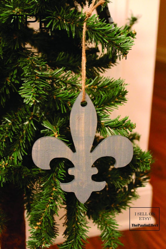 Fleur De Lis Christmas Ornament. New Orleans Ornament. Etsy image 0 - Fleur De Lis Christmas Ornament. New Orleans Ornament. Etsy