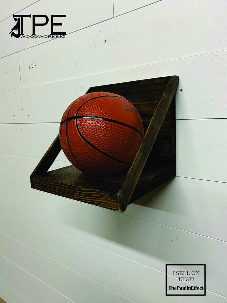 Basketball Display. Wood Basketball Display. 5 MINI Etsy