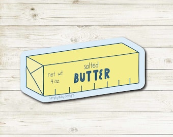 Salted Butter Sticker | Vinyl
