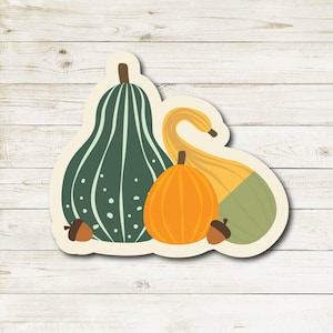 Fall Gourd Sticker | Vinyl