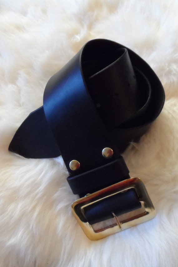 Leather Santa Belt Pirate Belt 